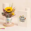 Sunflower Teacher Mug  - With Notebook 