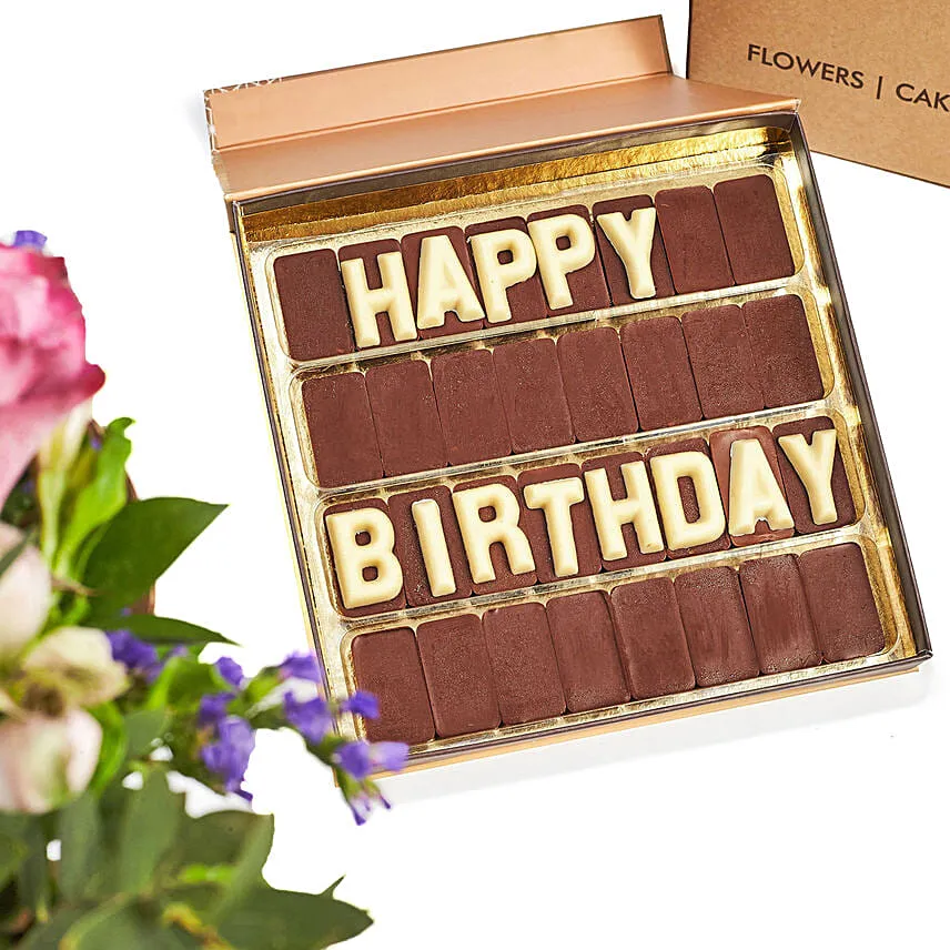 Cuddles and Chocolaty B Day Surprise Wishes