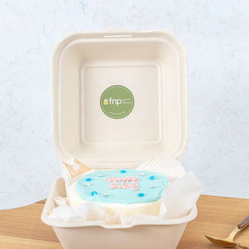 Sweety Blue Bento Nutella Cake