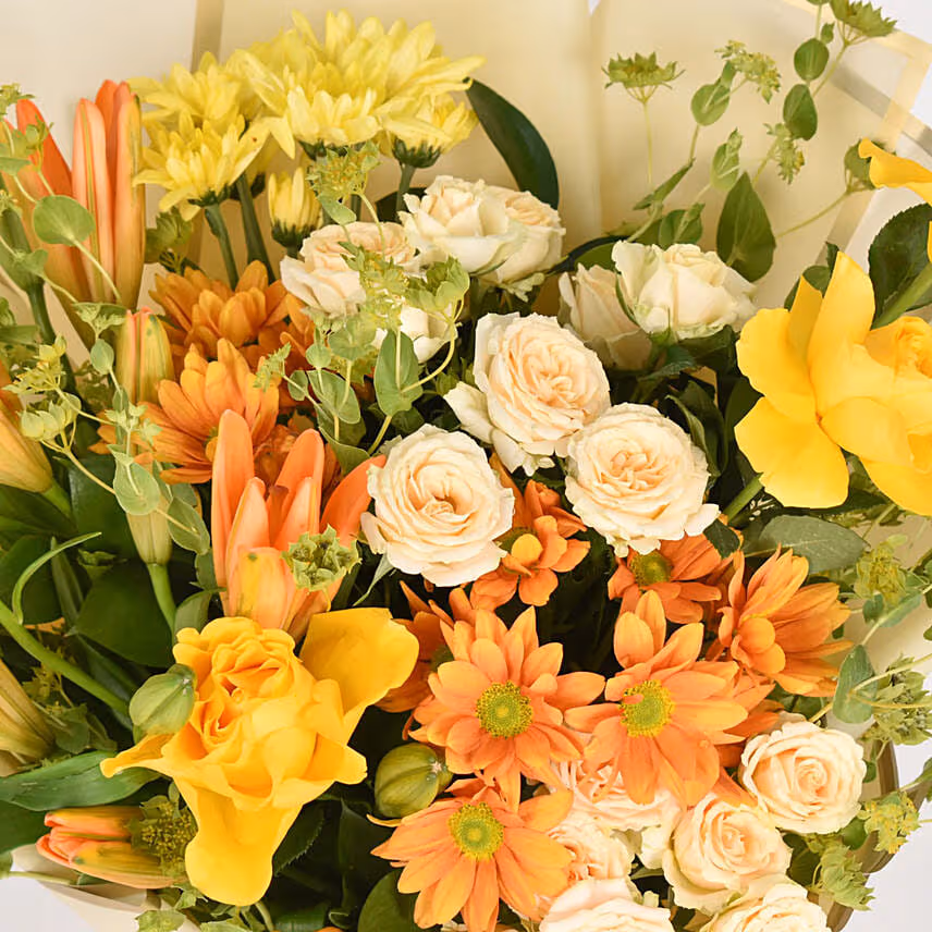 October Birthday Wishes Flower Bouquet
