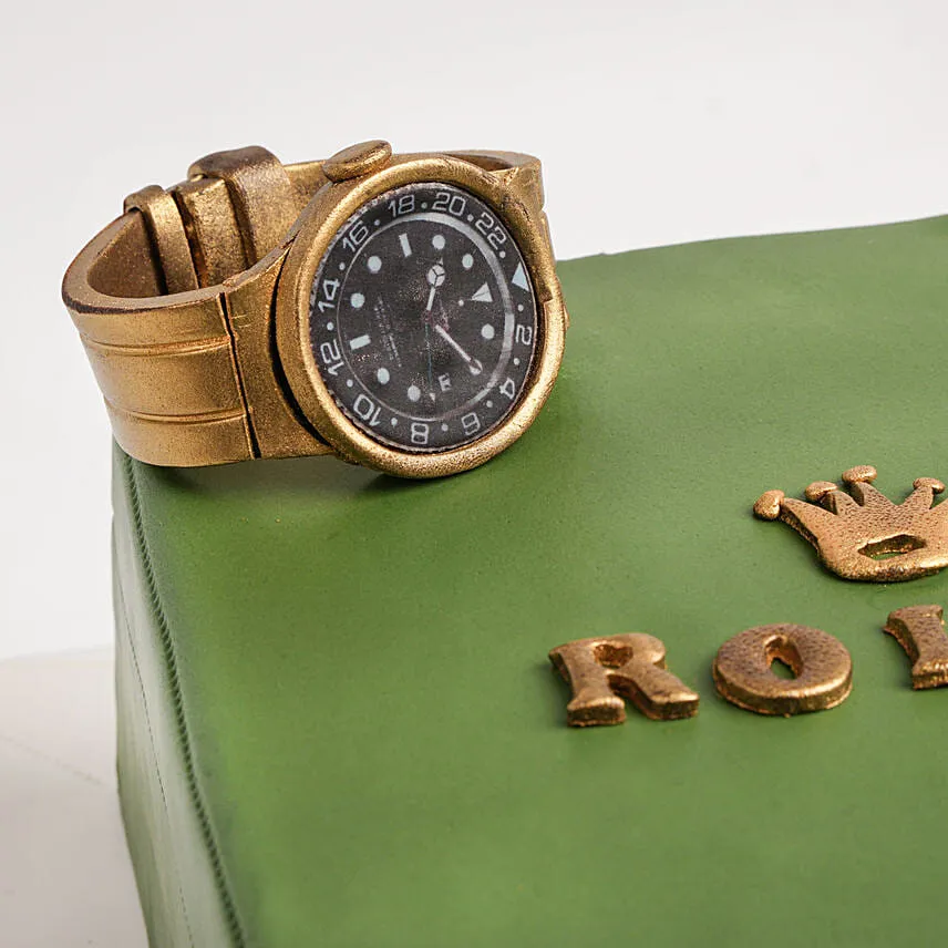 Rolex 3D Designer Theme Cake