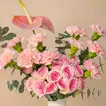 Elegant Pearl Embrace Bouquet for Mom