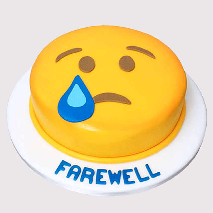 Sad Smiley Cake