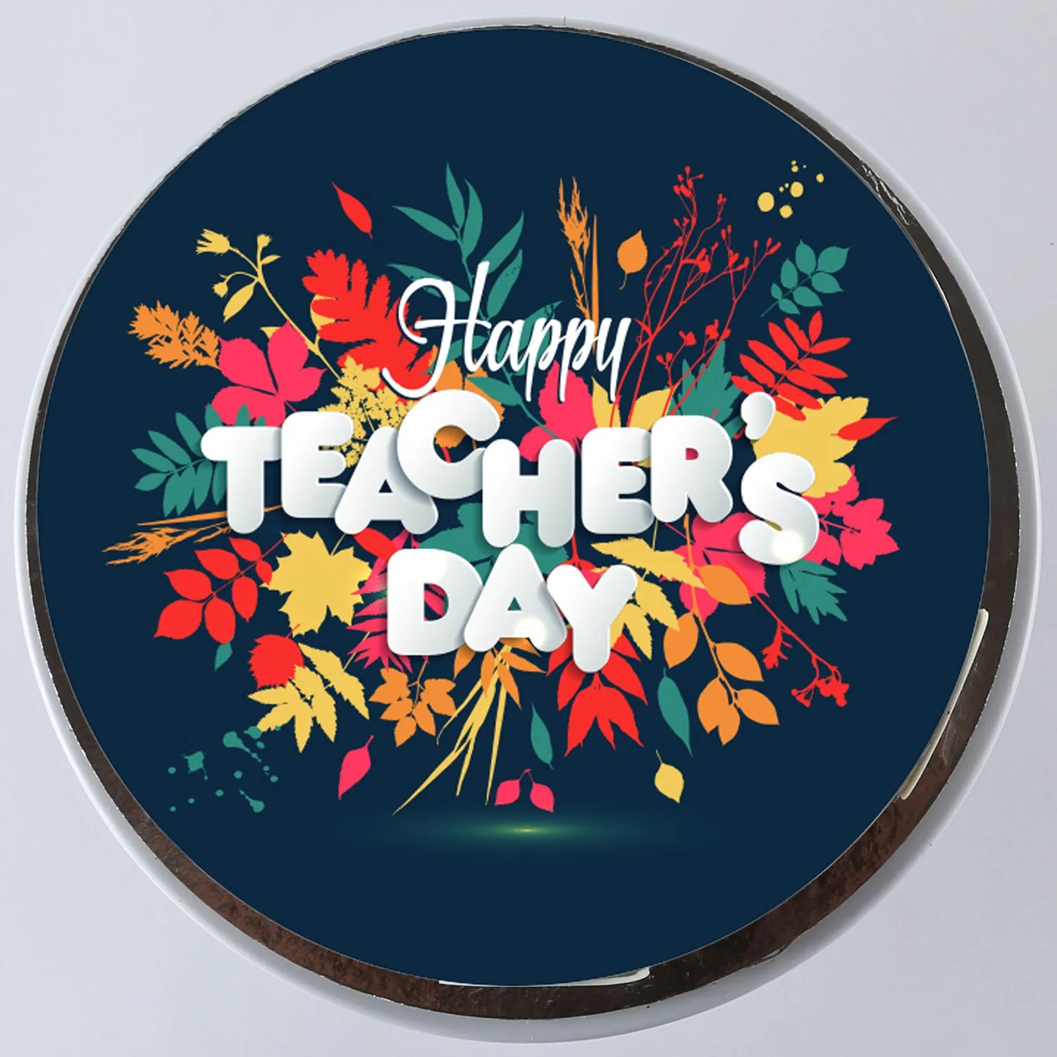 Delightful Teacher's Day Chocolate Cake - Half Kg