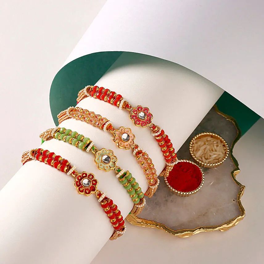 Sneh Meenakari Rakhis & Cashews