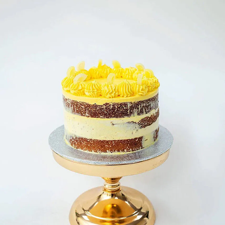 Semi Naked Lemon Cake 8 Inch