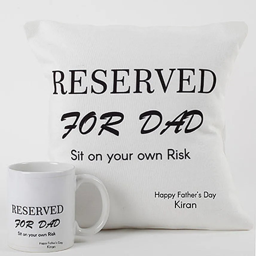 Reserved for Dad Personalized Combo
