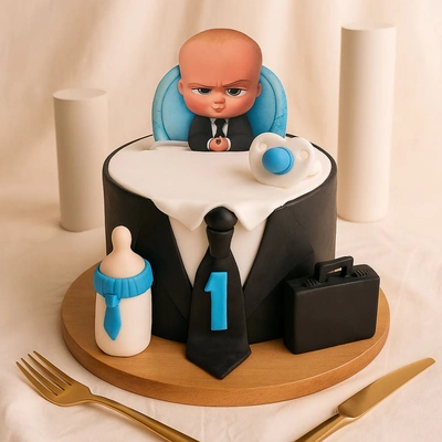 Delicious Chocolate Baby Boss Cake – Perfect for Celebrations!