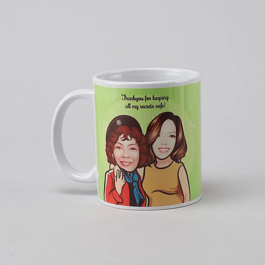 Thank you keeping all my secret personalised Mug