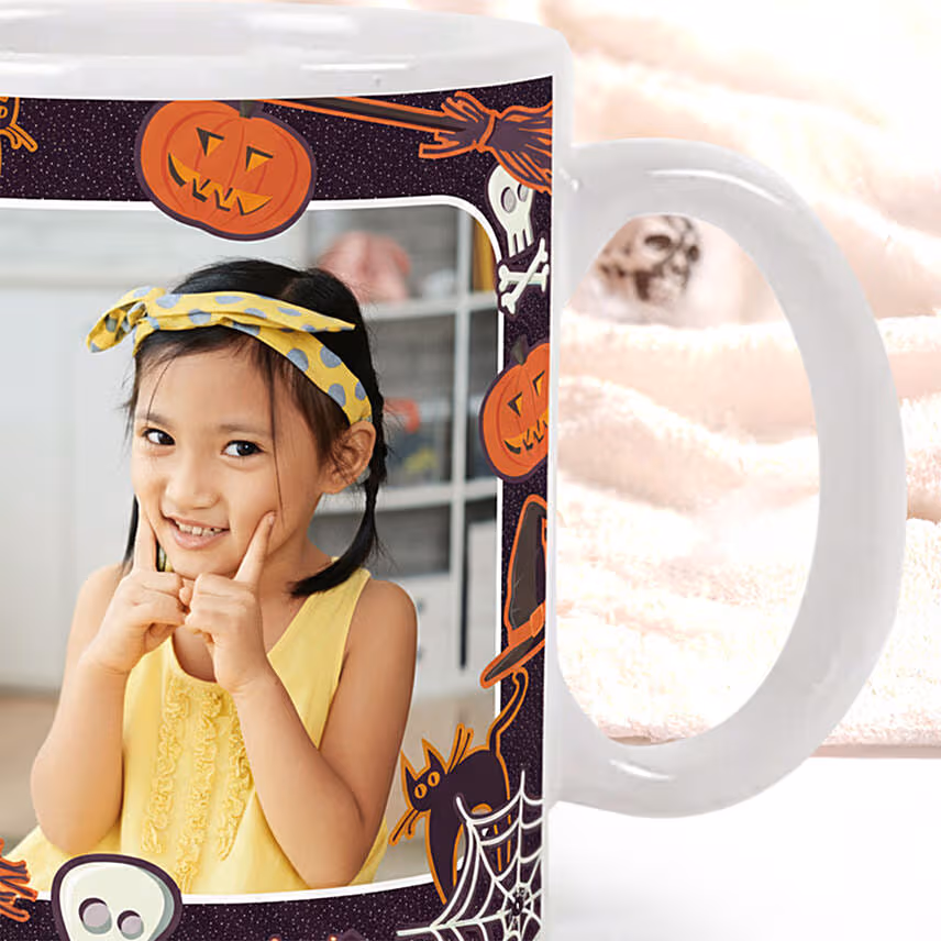 Personalised Halloween Theme Mug