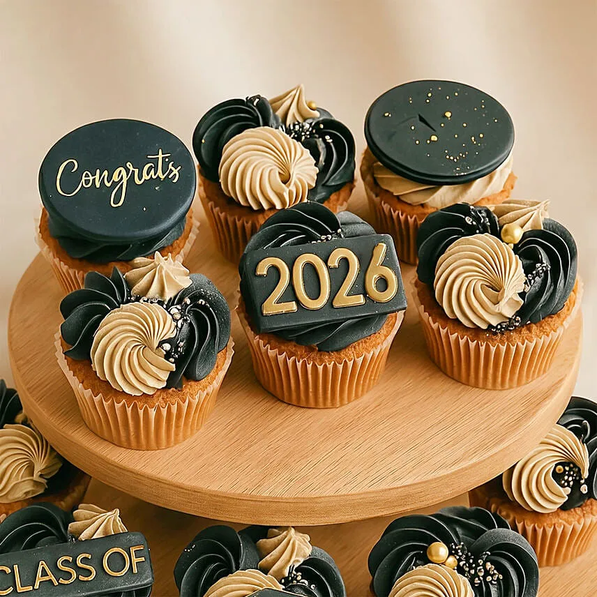Graduation Luxe Cupcake Set