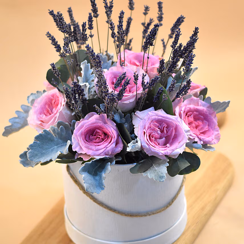 Exotic Flowers White Box