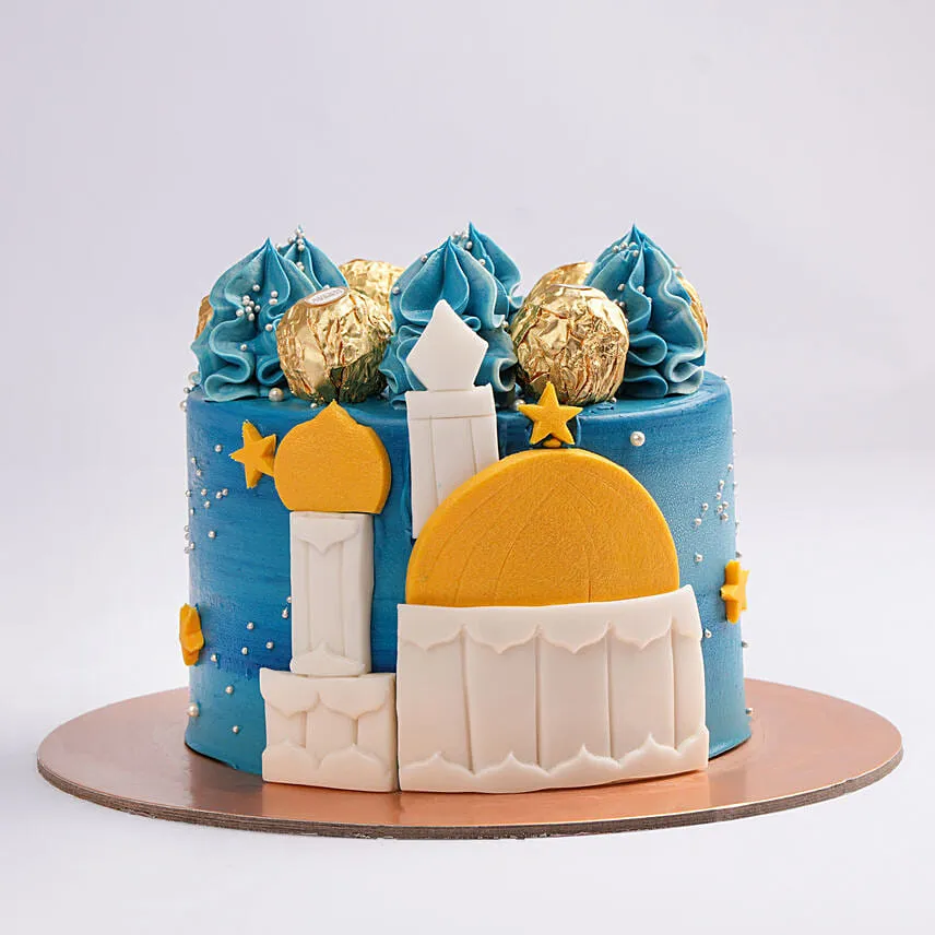 Joyous Times Wishes Vanilla Cake