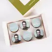 Celebrate with Happy Retirement Blue Theme Chocolate Cupcakes - Set of 6