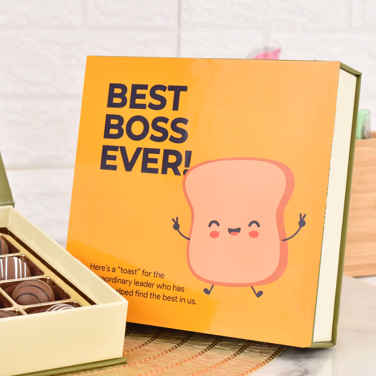 Deluxe Chocolate Box for the Best Boss - Perfect Appreciation Gift