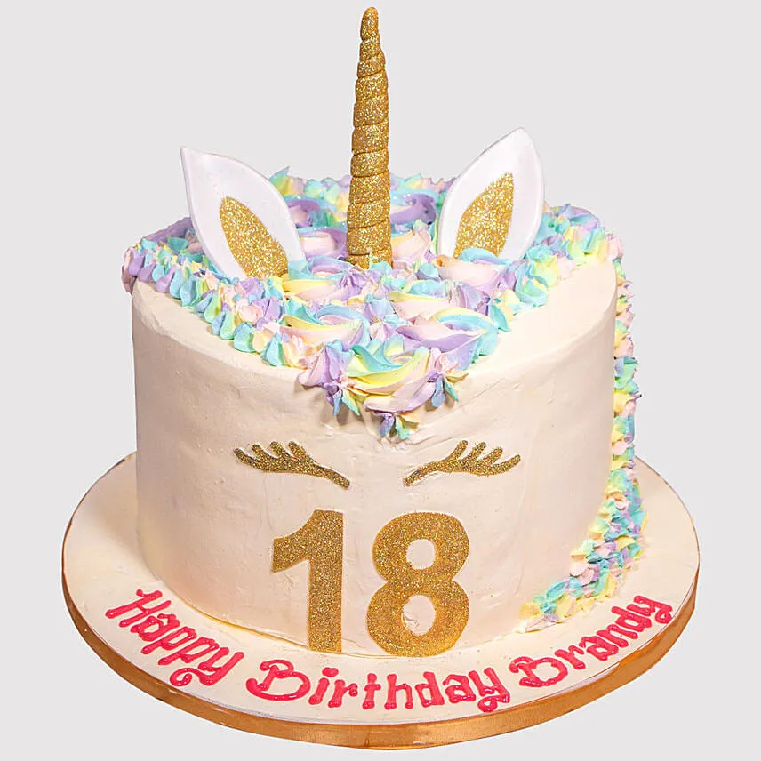Unicorn Fondant Cake