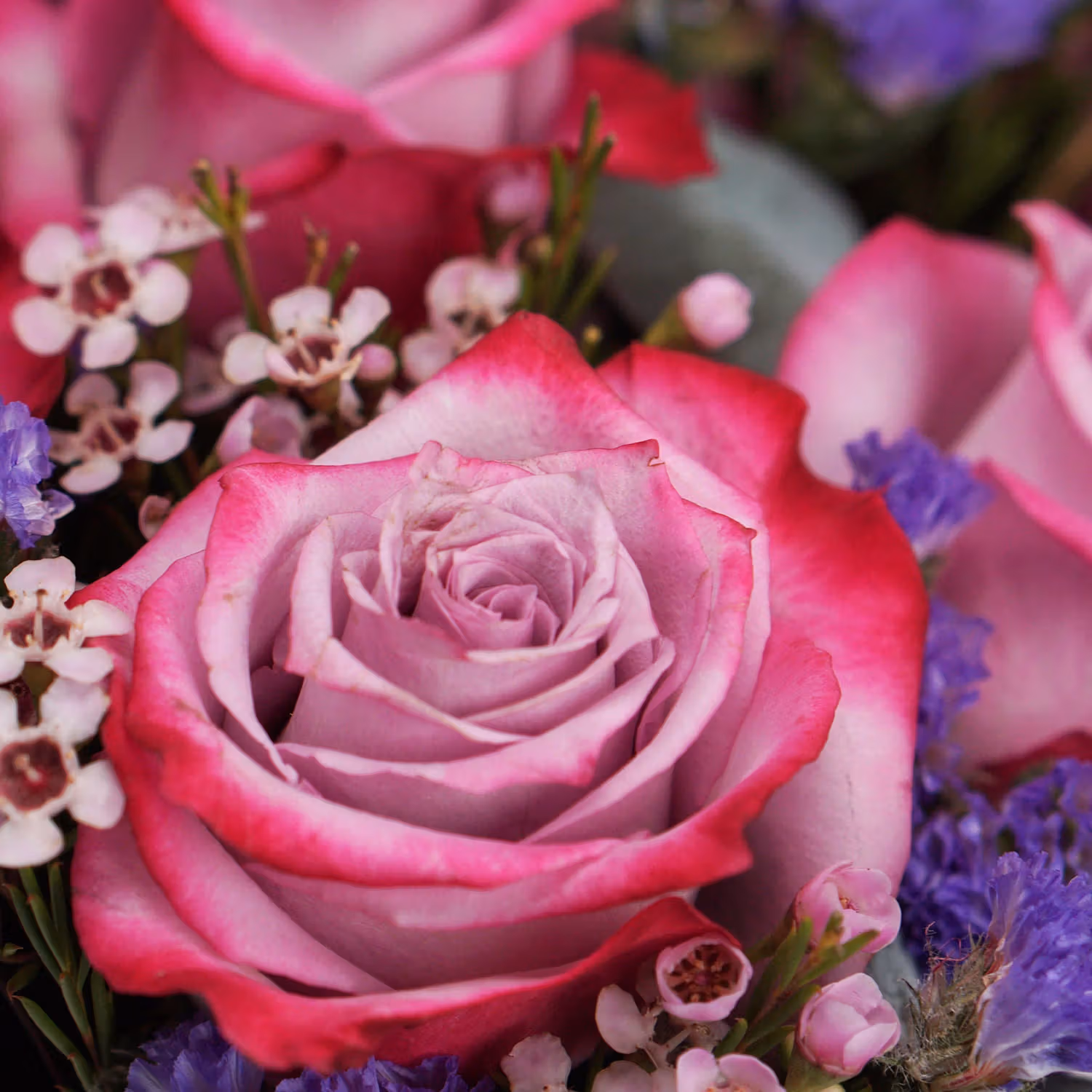 Delightful Mixed Flowers Heart Shaped Box