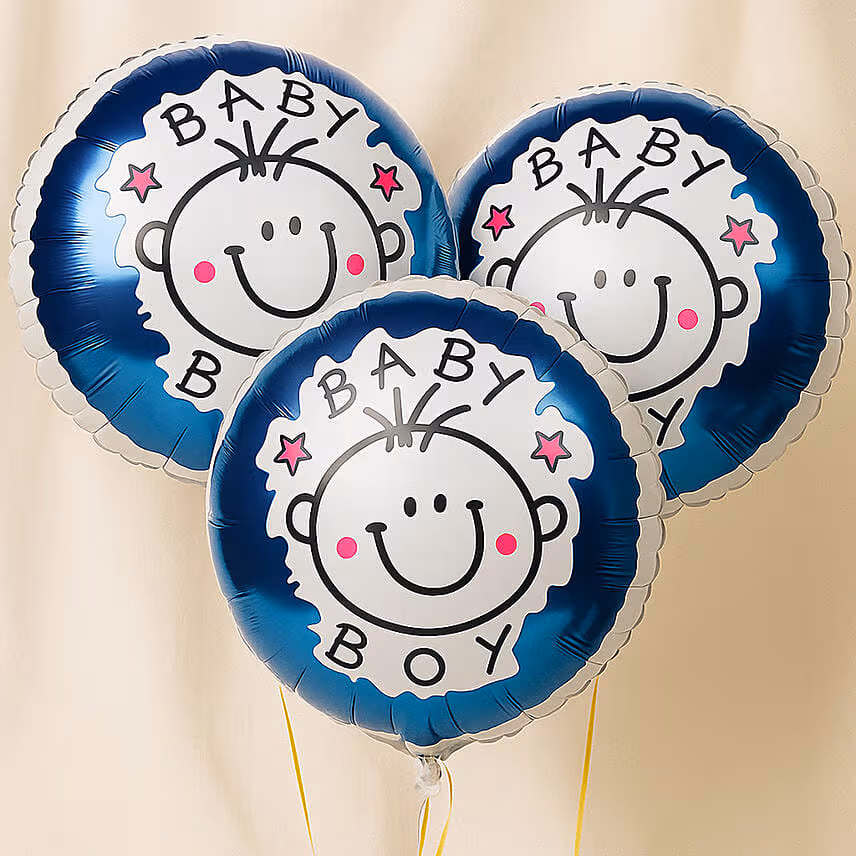 Bouquet of 3 Its Boy Balloon