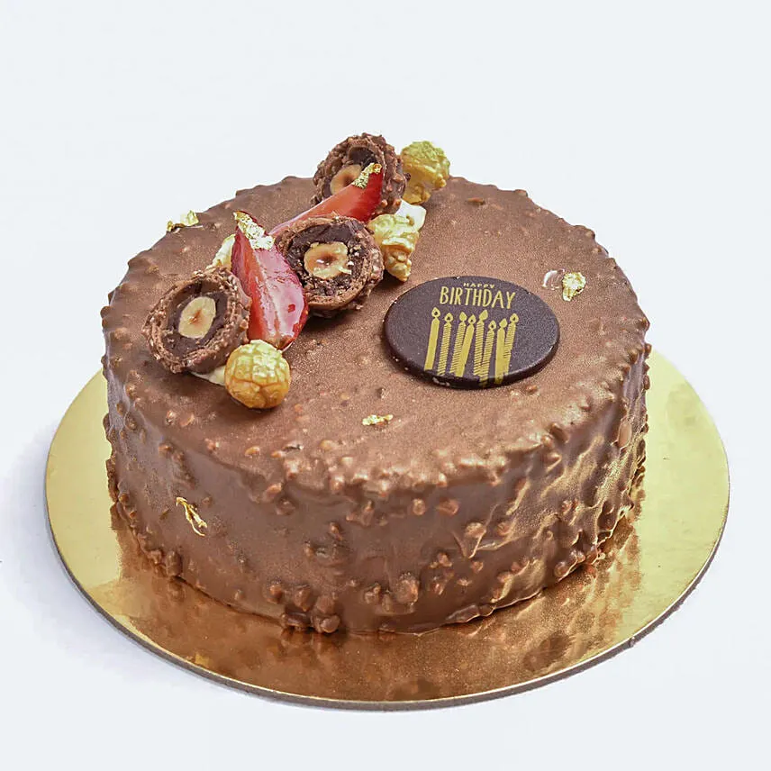 Birthday Yummy Rocher Cake 4 Portion