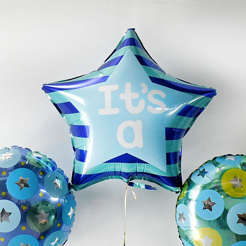Its Baby Boy Balloon Set