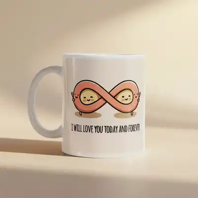 Infinite Love Ceramic Mug - Perfect Gift for Every Occasion