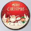 Festive Santa Chocolate Photo Cake - Half Kg Delight