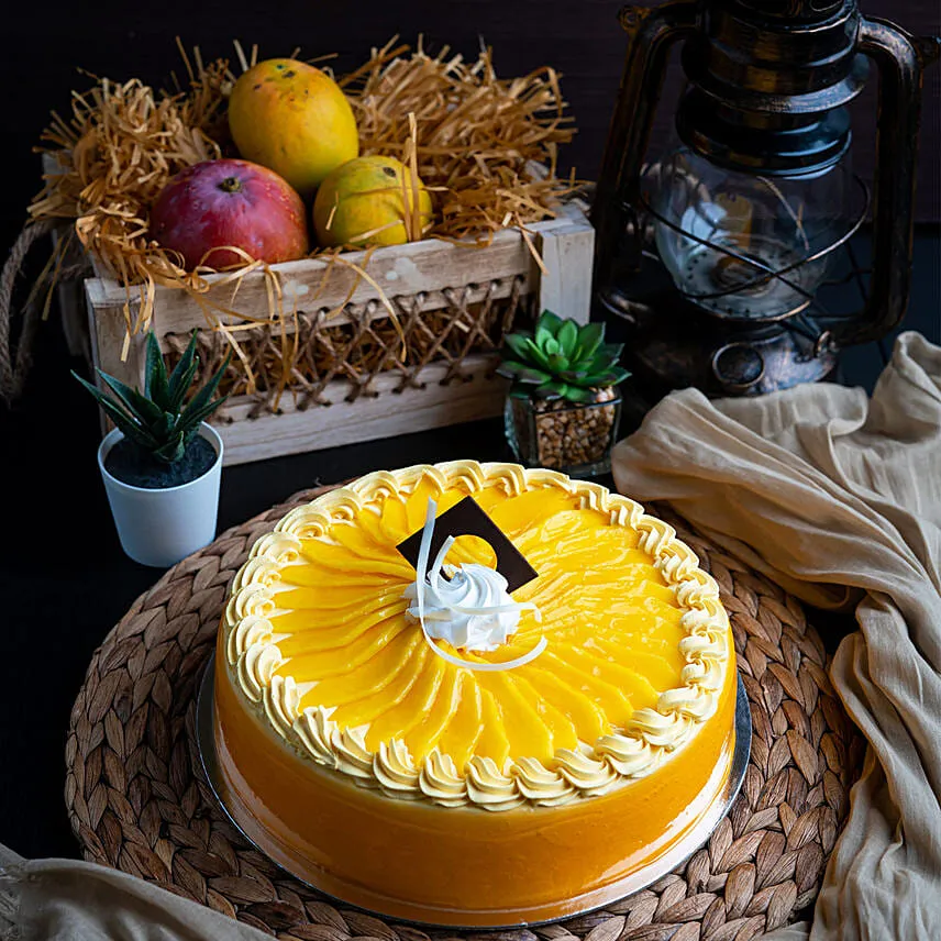 Mango Season Cake Half Kg Eggless