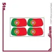 Portugal Flag Fan Face Stickers - Official Licensed Product