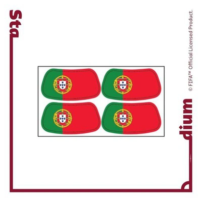 Portugal Flag Fan Face Stickers - Official Licensed Product