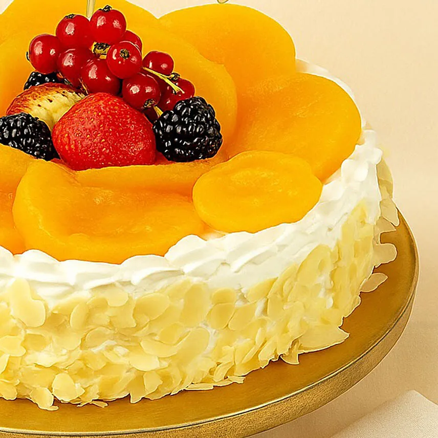 Happy Birthday Fruit Cake