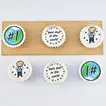 Celebrate with Our 'Best Dad in the World' Vanilla Fondant Cupcakes - Set of 6