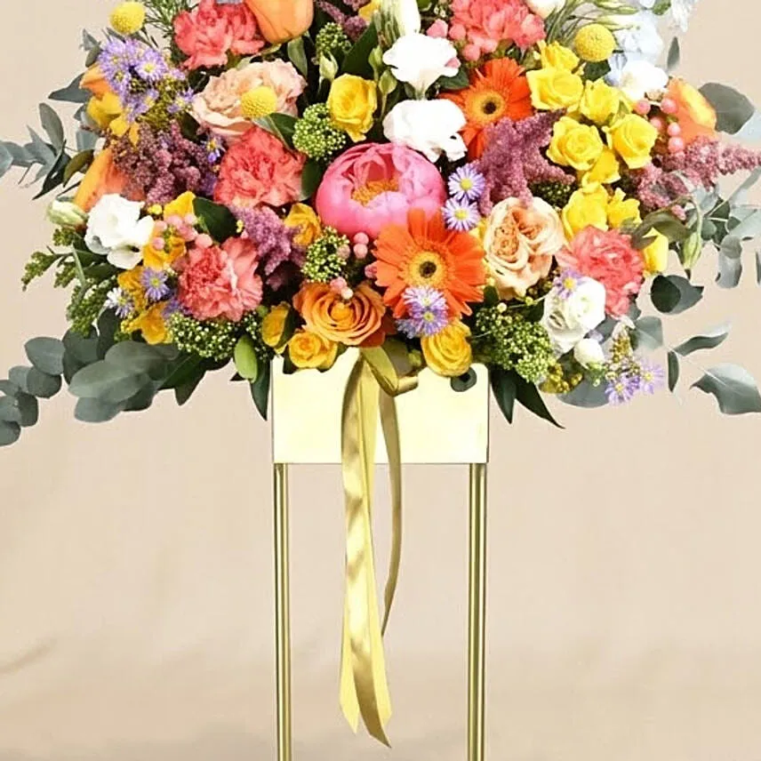 Congratulatory Flowers Stand