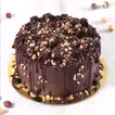 Eggless Chocolate Hazelnut Cake