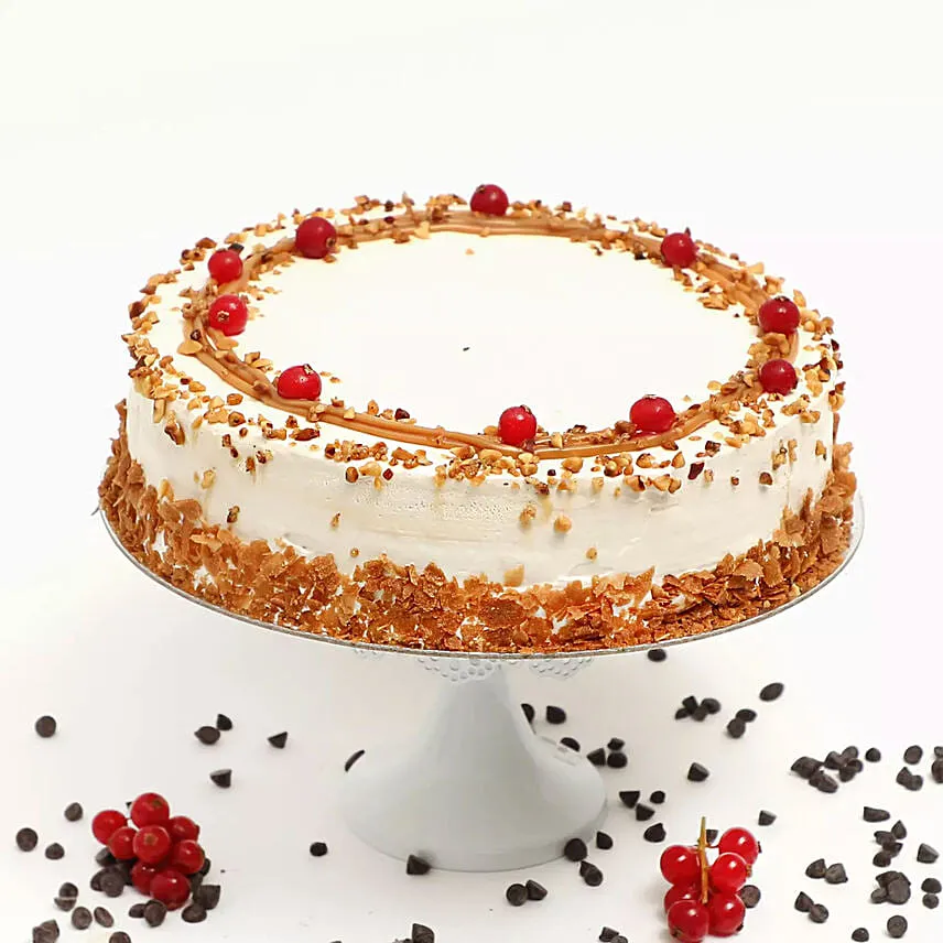 Yummy Butterscotch Eggless Cake- 1 Kg