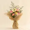 Pleasing Mixed Flowers Hand Bouquet