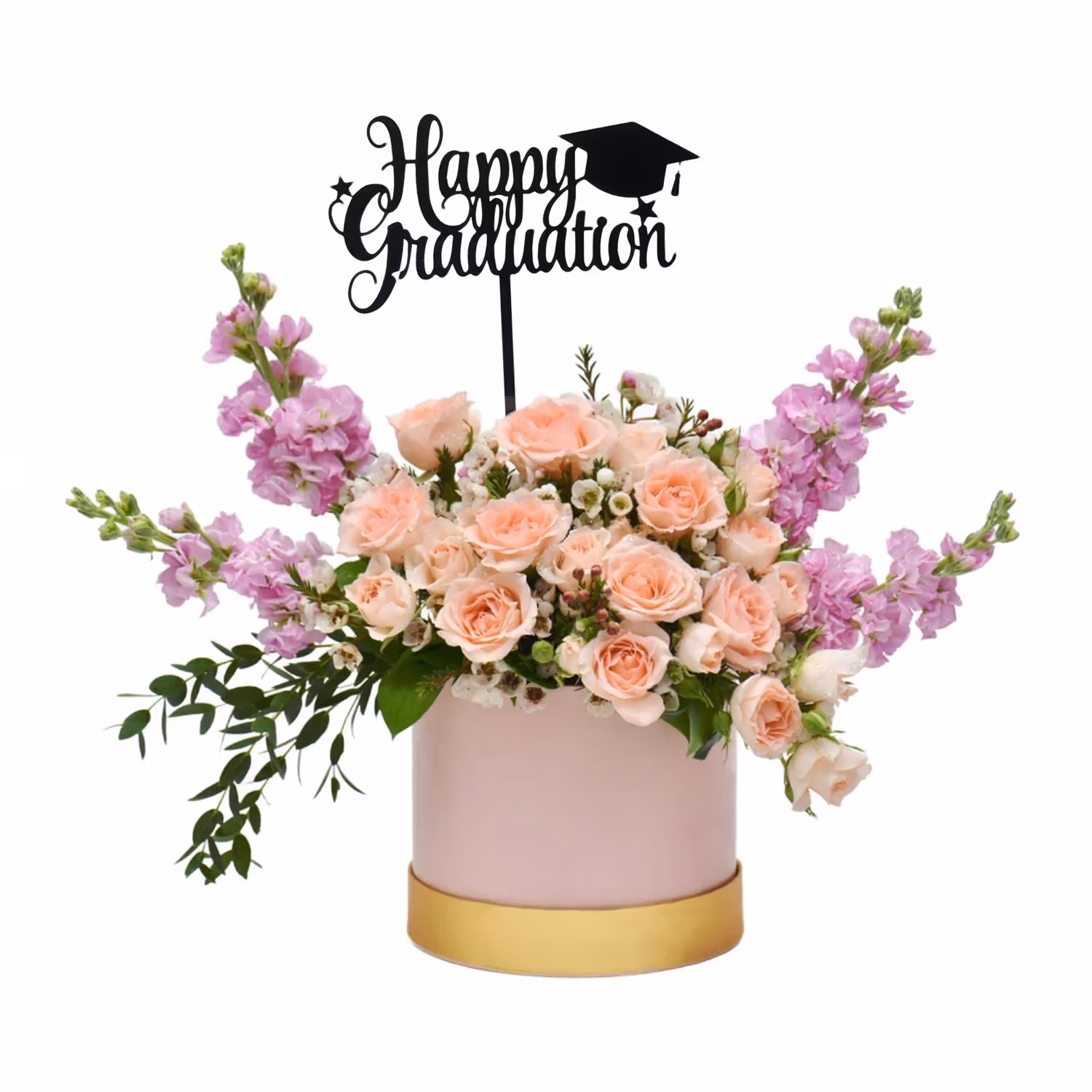 Dazzling Floral Box Arrangement for Graduation Day | Celebrate in Style