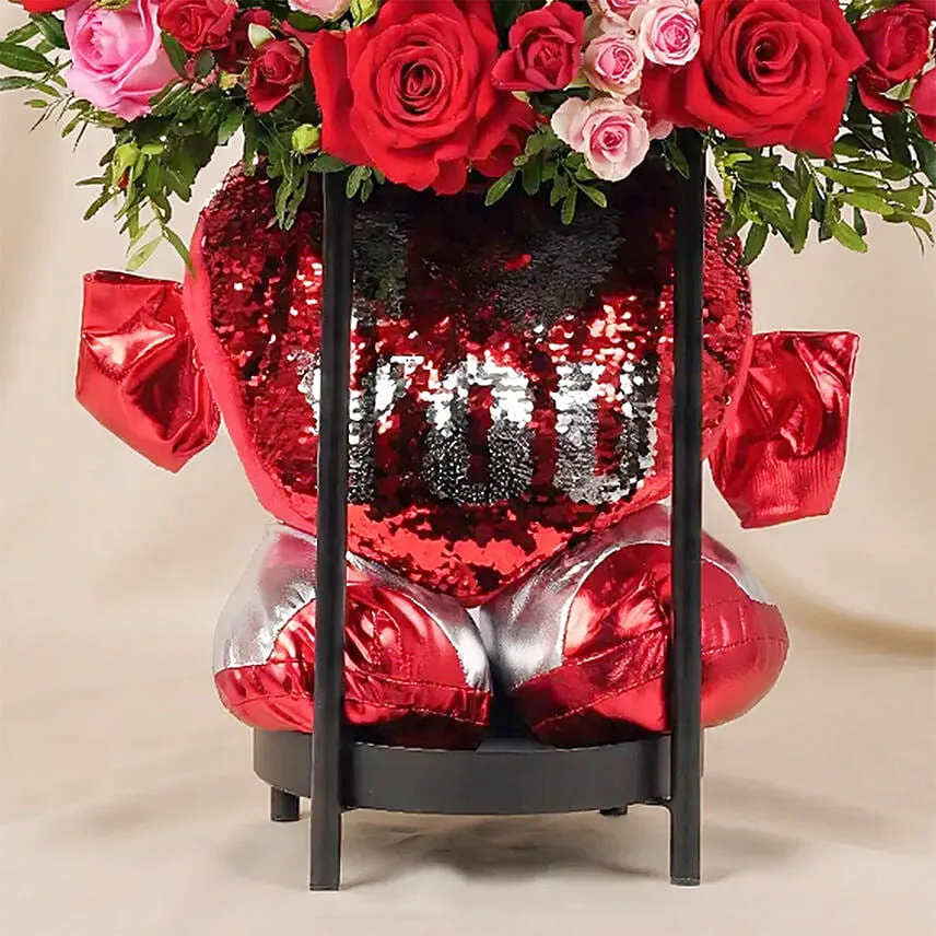 Valentine's Day Roses Luxe Arrangement