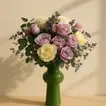 Elegant Twilight Floral Arrangement in Designer Vase