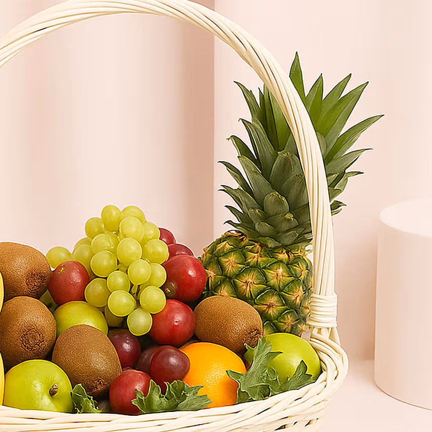 Basket Of Healthy Fruits