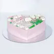 Delightful Heart-Shaped Chocolate Flavour Cake with Buttercream – 1 Kg
