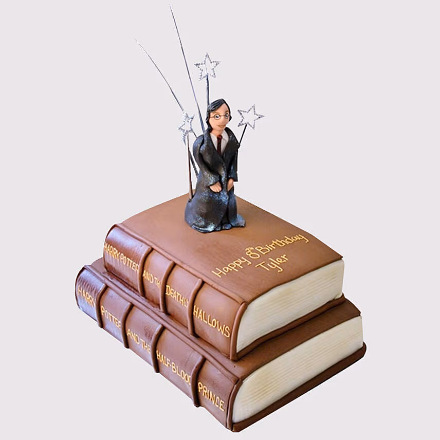 Harry Potter Wizard Books Cake