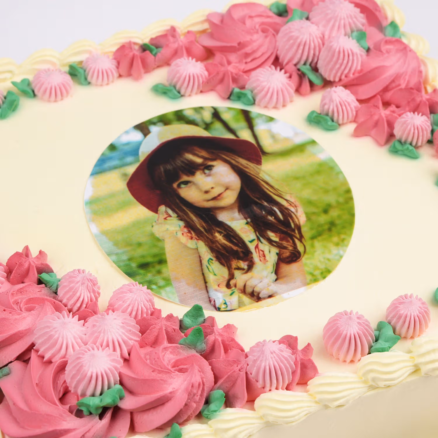 Scarlet Dream Photo Cake - Personalized - Chocolate