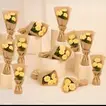Baby Rose Mini Flower Bouquets - 12 Bouquets