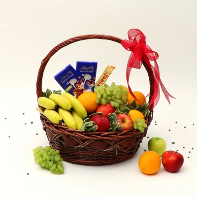 Luxurious Fruitful Hamper with Premium Chocolates