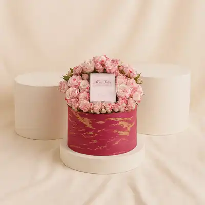 بوكس بيبي روز و عطر ميس ديور للنساء 50مل