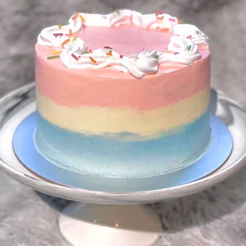 Delightful Chocolate Ombre Cake- 6 inches