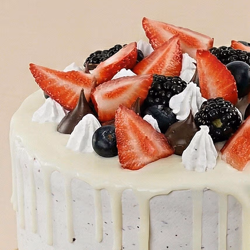 Mixed Berries Cake