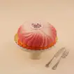 Decadent Strawberry  & Vanilla Mousse Cake - With Roses and Chocolate