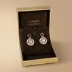 Omnia Celeste 18K Rose Gold & Diamond Signature Earrings