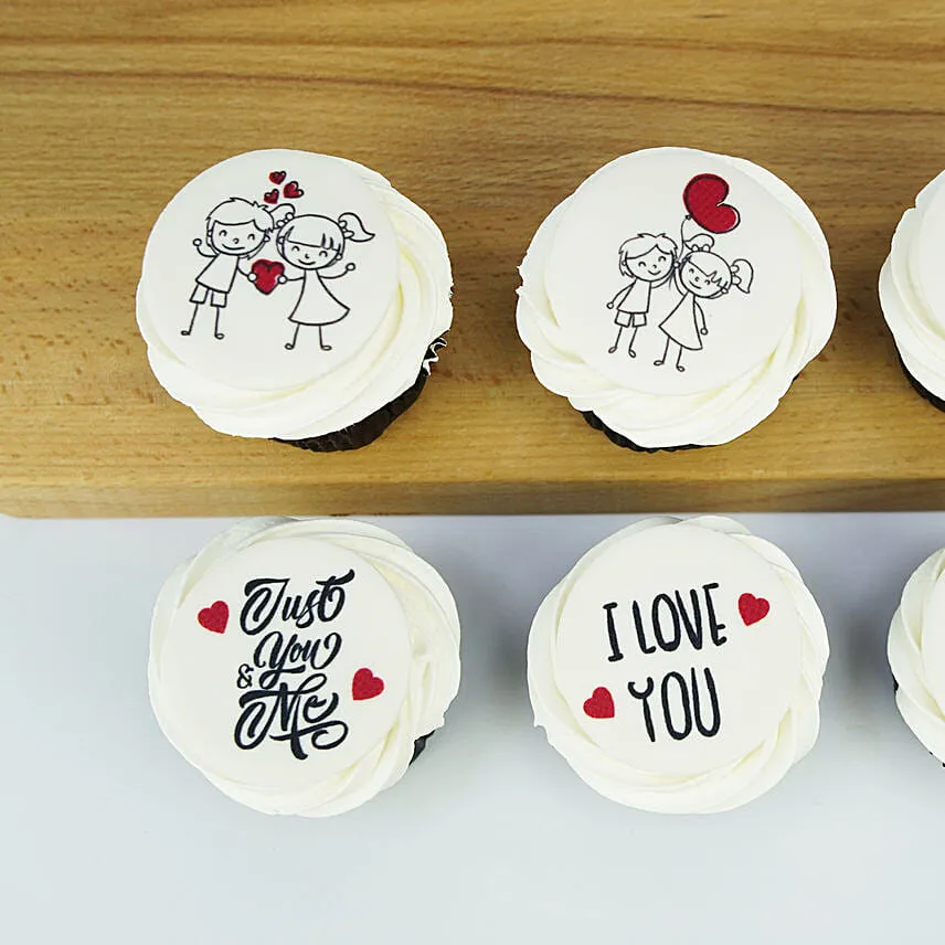 Sweetness of Love Cup Cakes
